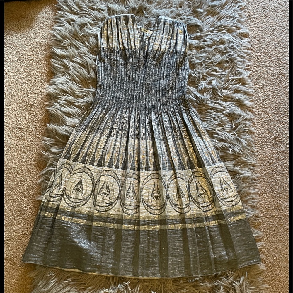 Max studio silver sparkles dress